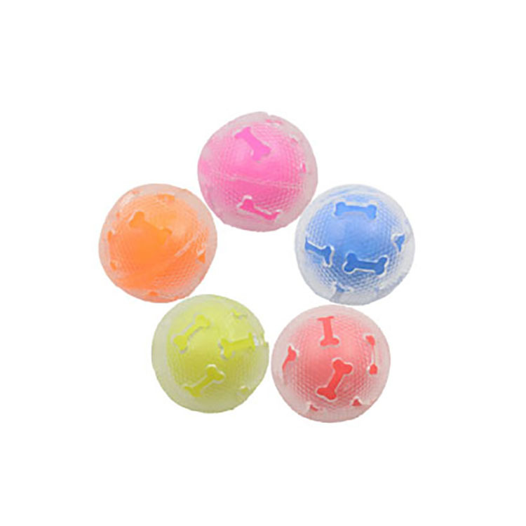 Amazon Pet the Toy Dog Dog Toy Rubber Bouncy Ball Toy TPR Molar Tooth Cleaning Food Dropping Ball Dog Toy