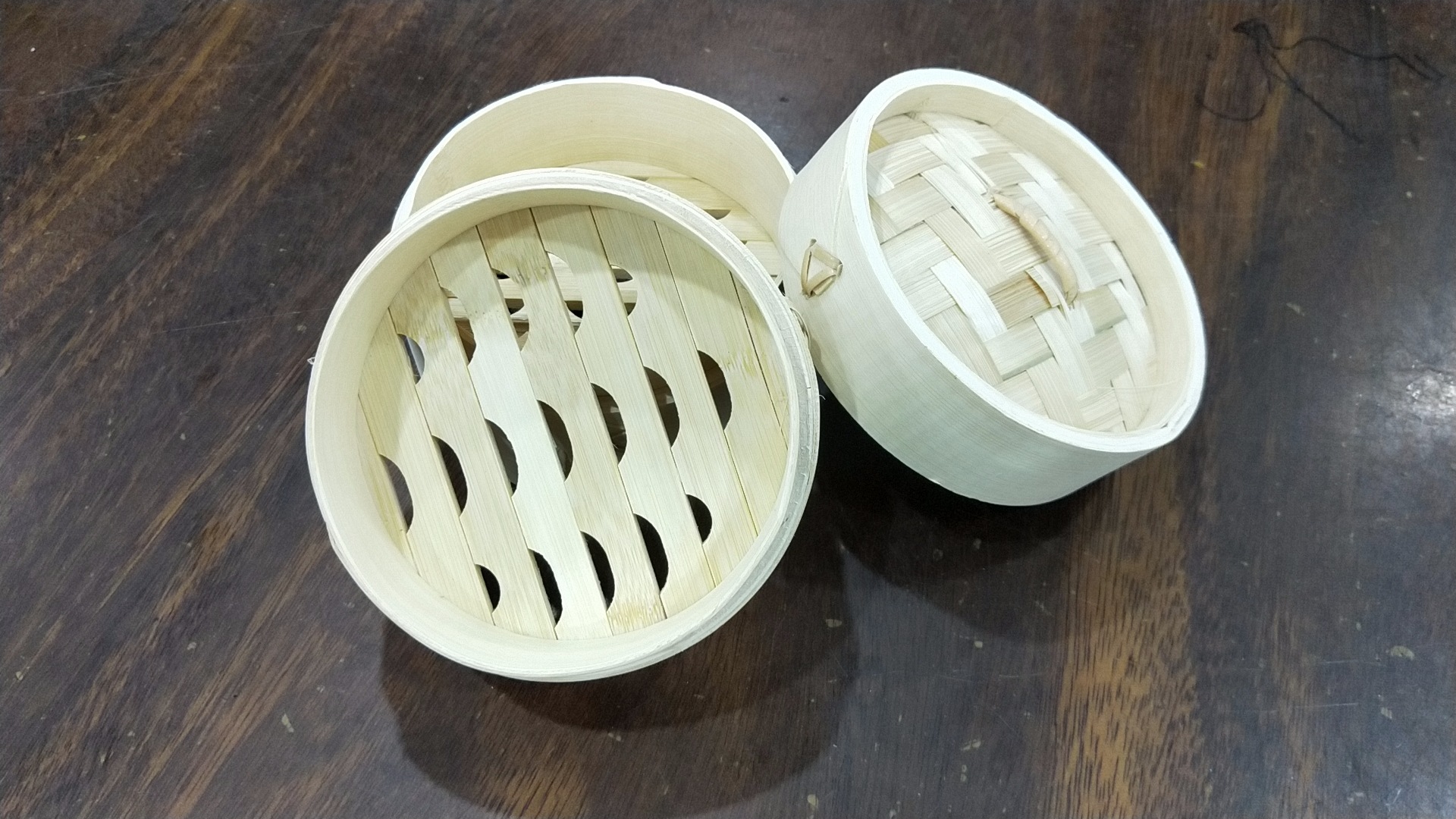 厂家供应竹制品13cm蒸包子蒸笼批量销售