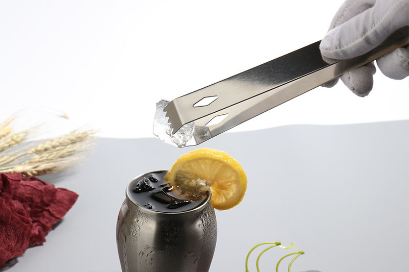 不锈钢加厚冰粒夹子冰块夹食品食物夹冰啤酒饮料冰夹吧台酒具用品