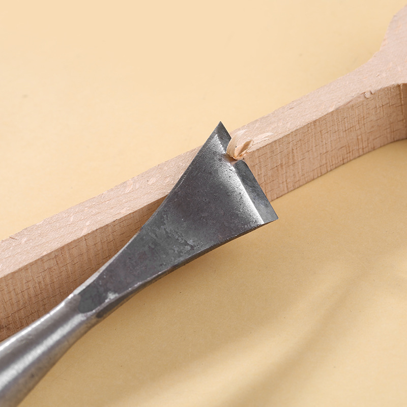 厂家直销特易锐打坯斜刀木雕工具手工雕刻刀刻花刀斜口刀磨好带把