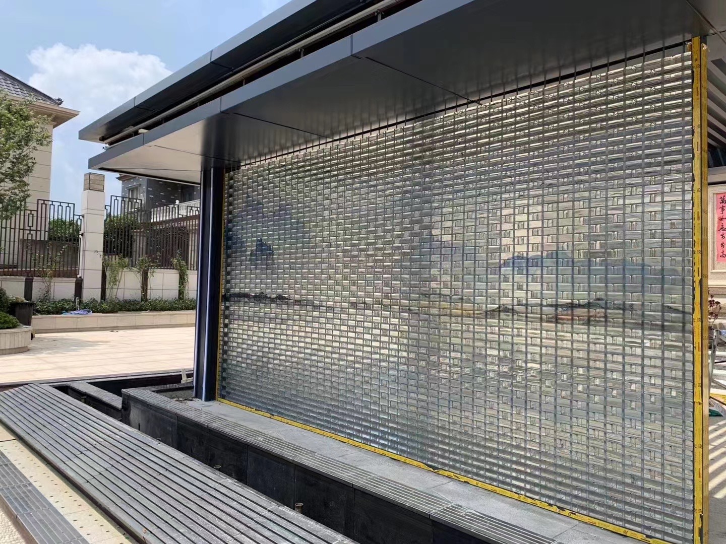 实心玻璃砖透明方形热熔气泡砖彩色磨砂水晶砖玄关户外隔断墙定制