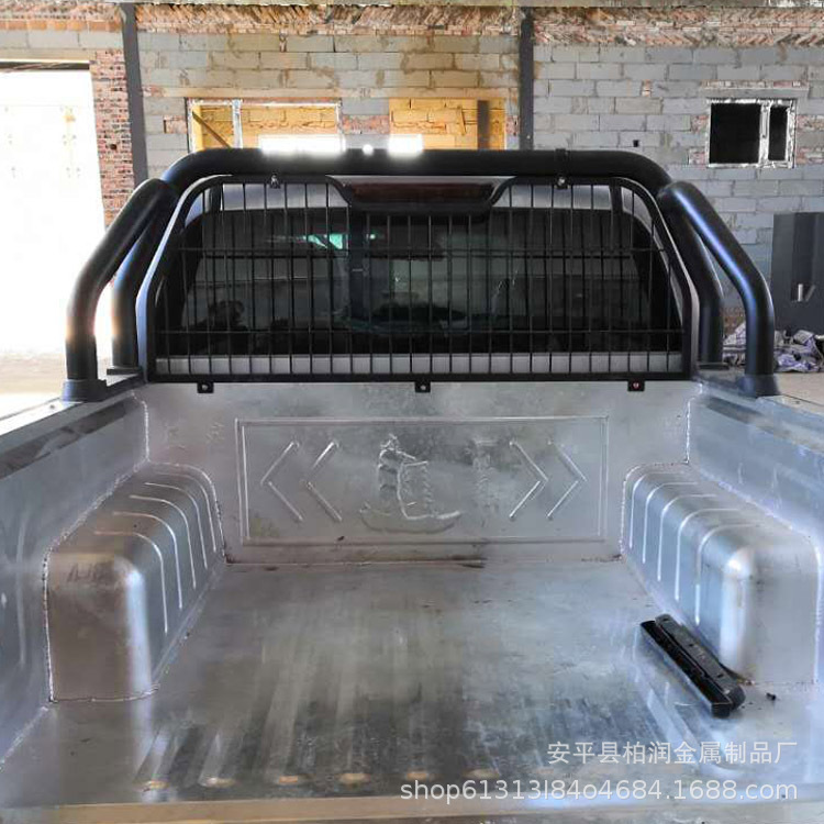 适用于长城炮风骏5皮卡后玻璃护栏 风骏7卡车后玻璃防撞护栏网