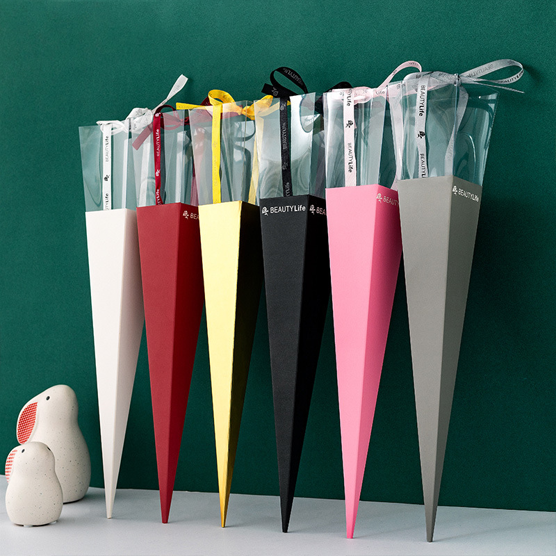 单枝玫瑰花包装盒