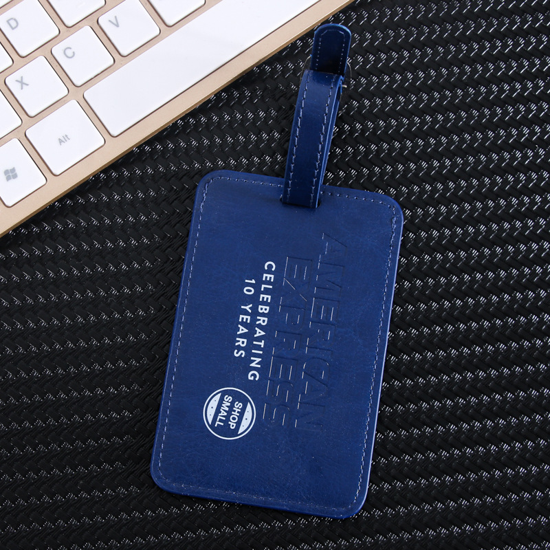 厂家直销卡通pu皮质行李牌飞机托运吊牌行李箱挂牌登机牌定制logo