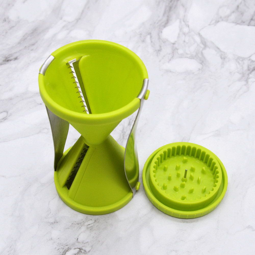 创意厨房多功能切丝器 螺旋漏斗削丝器旋转切丝器 切菜器刨丝器