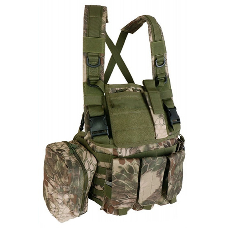 战术rrv肚兜背心 molle系统野战cs作战马甲 户外运动训练作训服