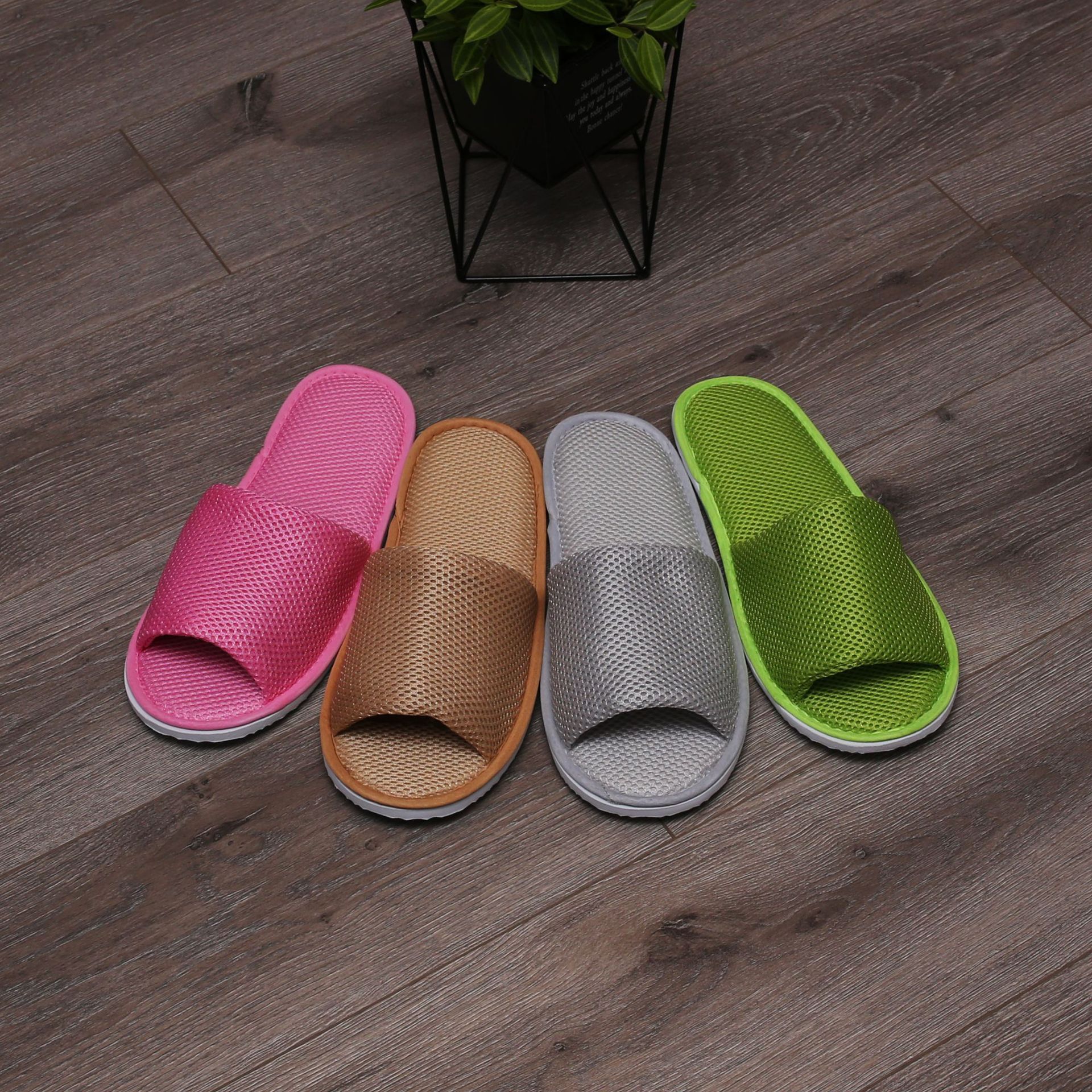 Hotel Disposable Slippers Guest Rooms Summer Diablement Fort Home Hospitality Beauty Salon Non-Slip Men and Women Slippers Wholesale