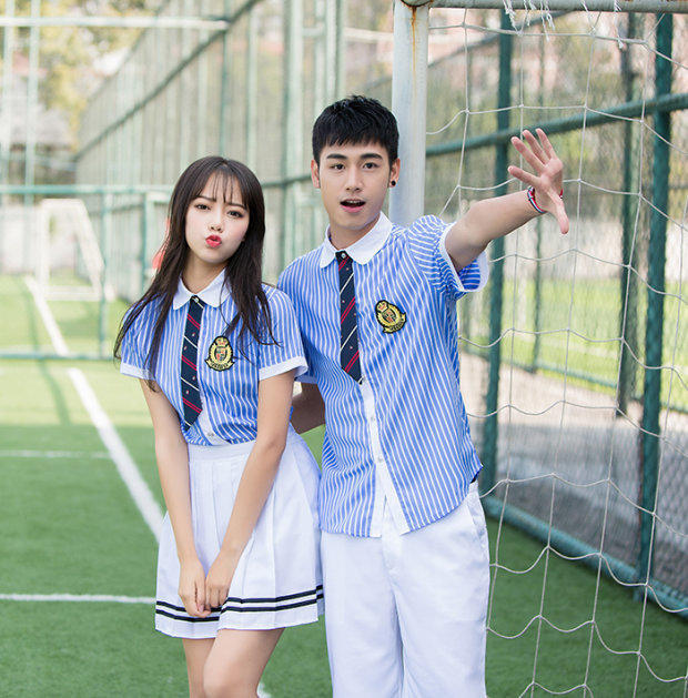 毕业季春夏韩国jk制服班服初中高中毕业拍照服装学院风朗诵表演服