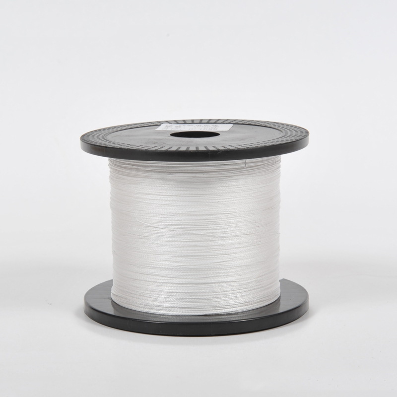 现货批发野井1000米单色4编高强编织渔网线 路亚pe编织钓渔线钓具