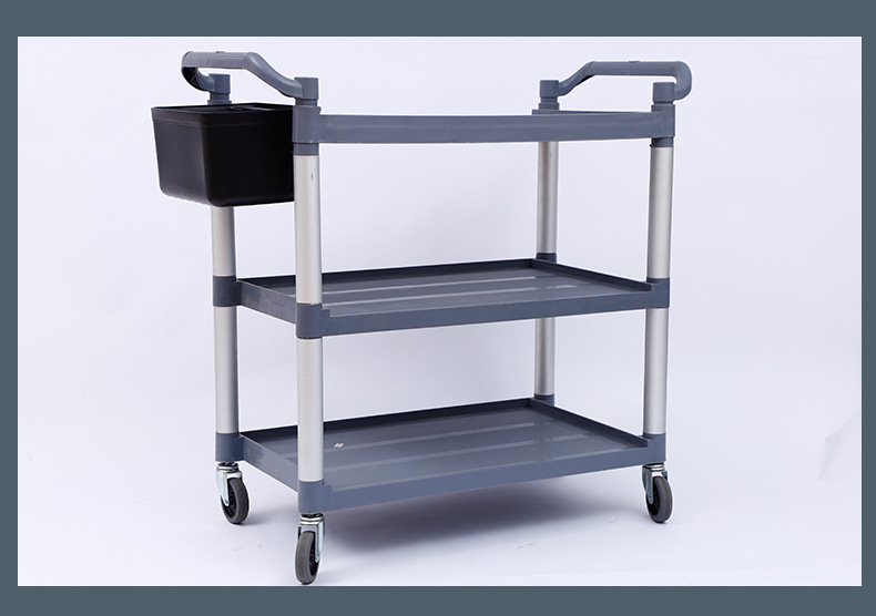 三层大号收送餐车商用餐厅移动酒店服务手推送菜车收集收碗车餐盘