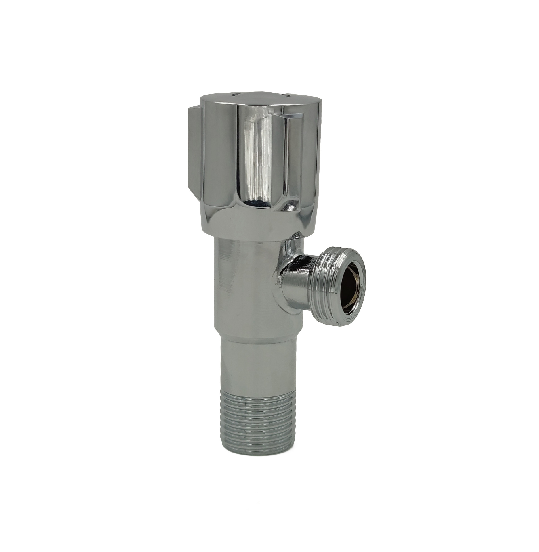 通用4分加长不锈钢快开阀 陶瓷黄铜阀芯厨房热水器马桶进水三角阀