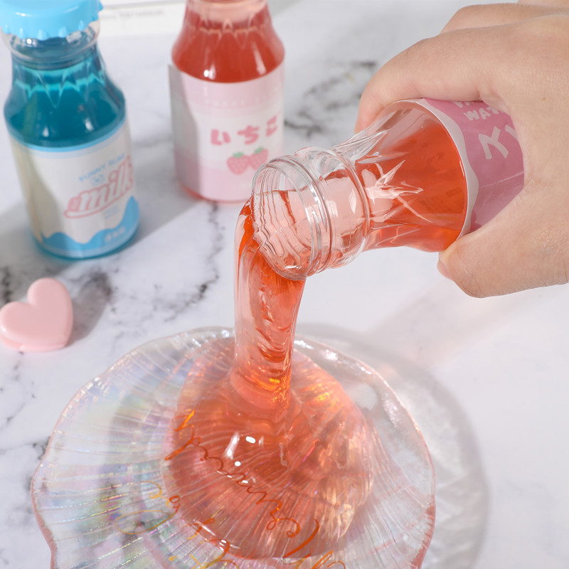 创意网红史莱姆假水透明不沾手假水泥水晶泥瓜尔胶鼻涕泥整蛊减压