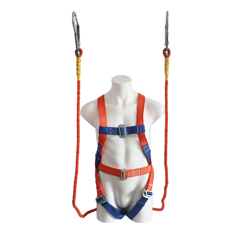 Safety Belt Five-Point Aerial Work Anti-Fall Protection Electrician Safety Belt Full Body European Double Back Safety Belt