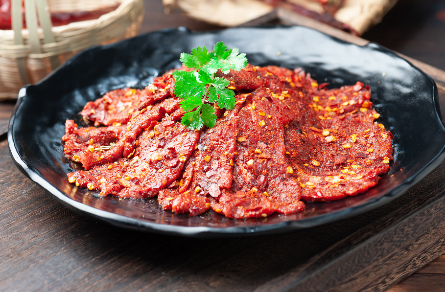 厂家直供火锅食材麻辣牛肉片火锅牛肉冷冻冒菜串串食材150g/袋