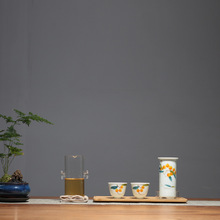 手绘枇杷红茶泡一壶二杯功夫茶具套装便携茶壶泡茶器青瓷