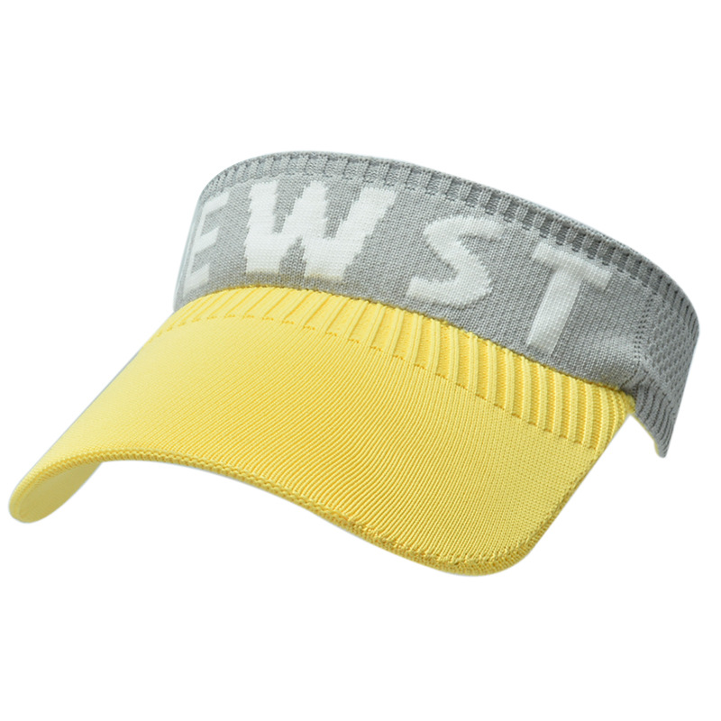 9326 Summer Women's Golf Baseball Topless Hat Outdoor Running Hat Korean Men's Sun Protection Sun Hat