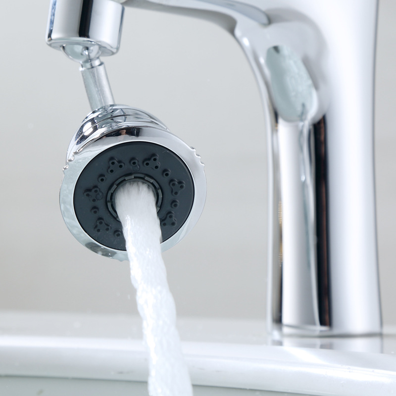 360°万向旋转水龙头防溅水起泡器漱口洗菜盆面盆水嘴厂家