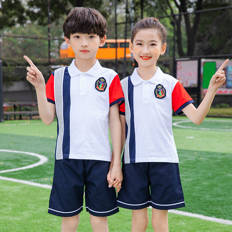 小学生校服夏装短袖夏季运动会活动服班服统一儿童套装幼儿园园服