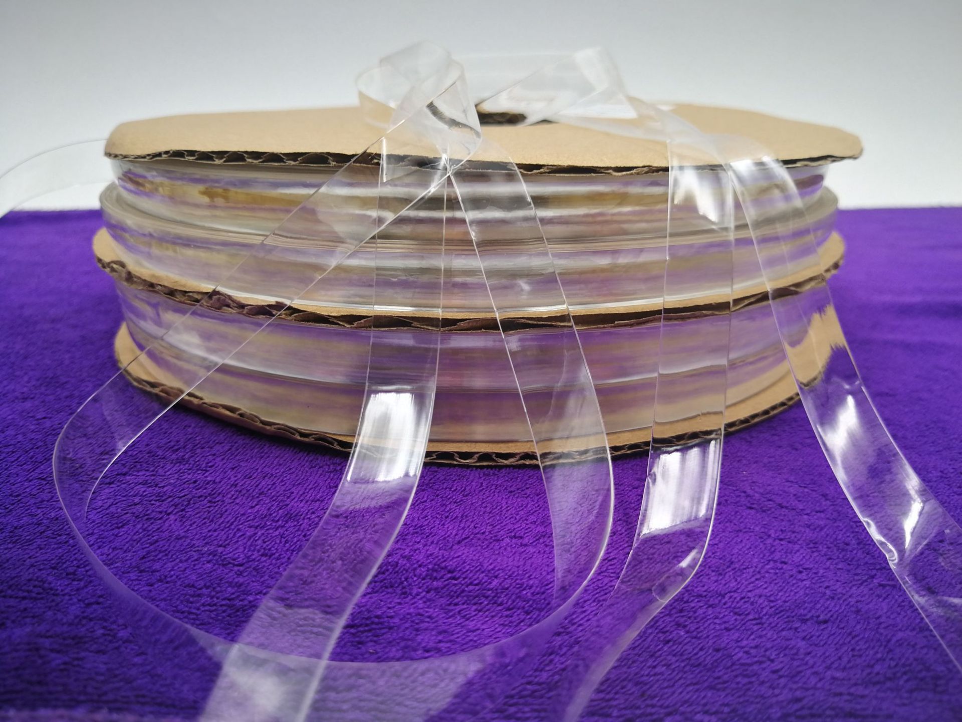 东莞工厂长期供应透明肩带 透明磨砂带 tpu带 隐形带 包边带