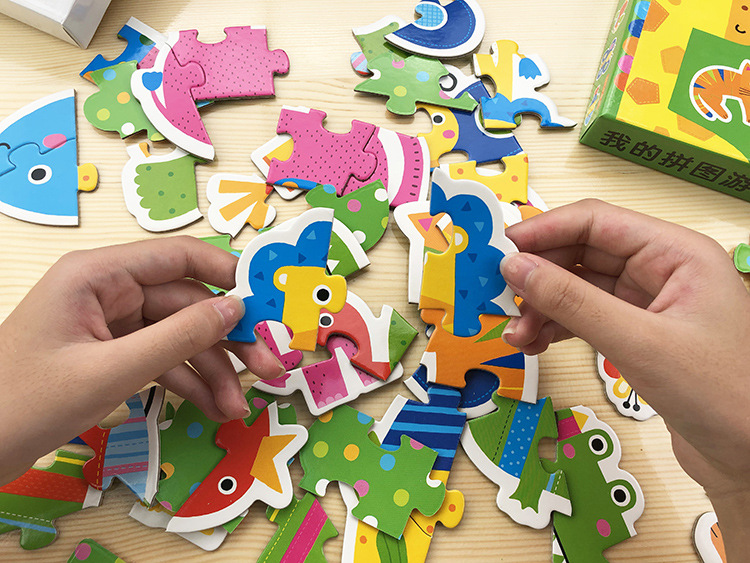 邦臣小红花 2-3-4-5-6岁 拼图书儿童 益智女孩男孩宝宝专注力训练