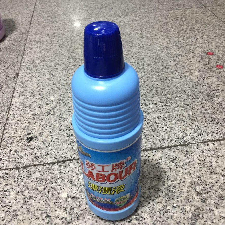 劳工牌漂渍液漂白水织物漂洁除菌辟臭去霉去除顽固污渍600g