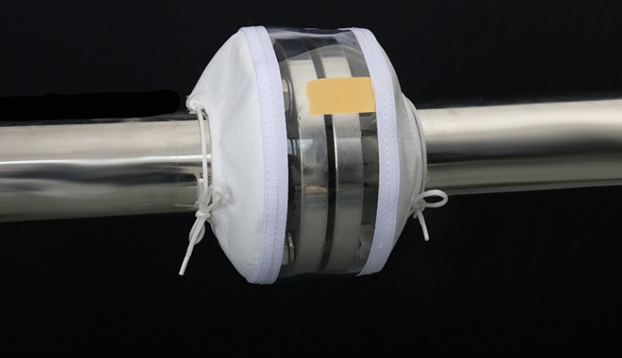 厂家直销耐酸碱腐蚀pvc丙纶法兰保护套法兰保护罩化工管道防溅套