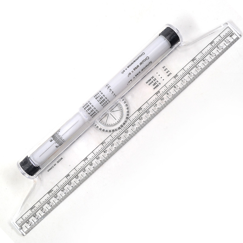 30cm角度平行尺 制图滚轮尺 平衡尺 滚动尺多功能绘图设计平移尺