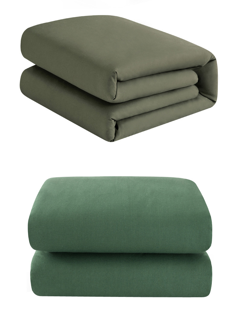 厂家批发武井热熔防潮棉被陆空全棉被套被褥配发棉被军训棉被子