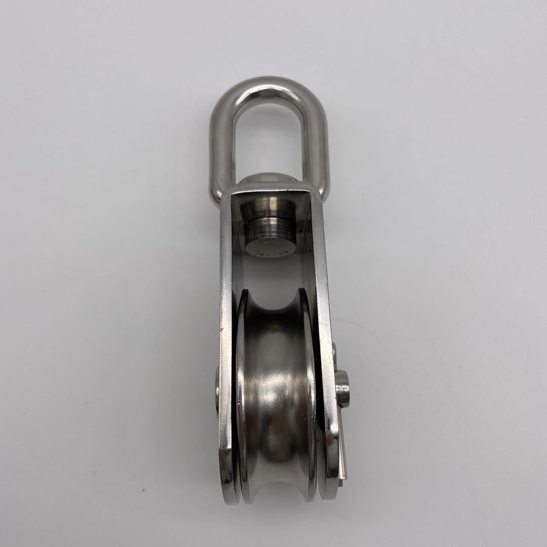 厂家直供不锈钢单滑轮鱼网滑轮船用滑轮牵引滑轮起重滑轮量大价优