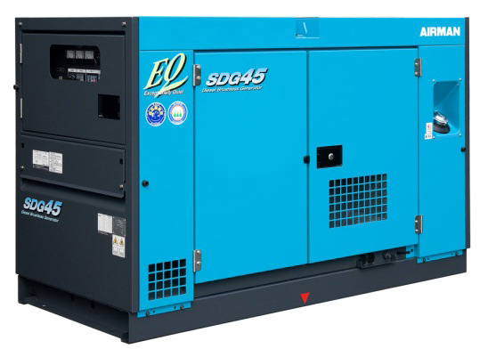 进口柴油发电机组 airman静音小型发电机sdg系列16kw/30kw/40kw-阿里