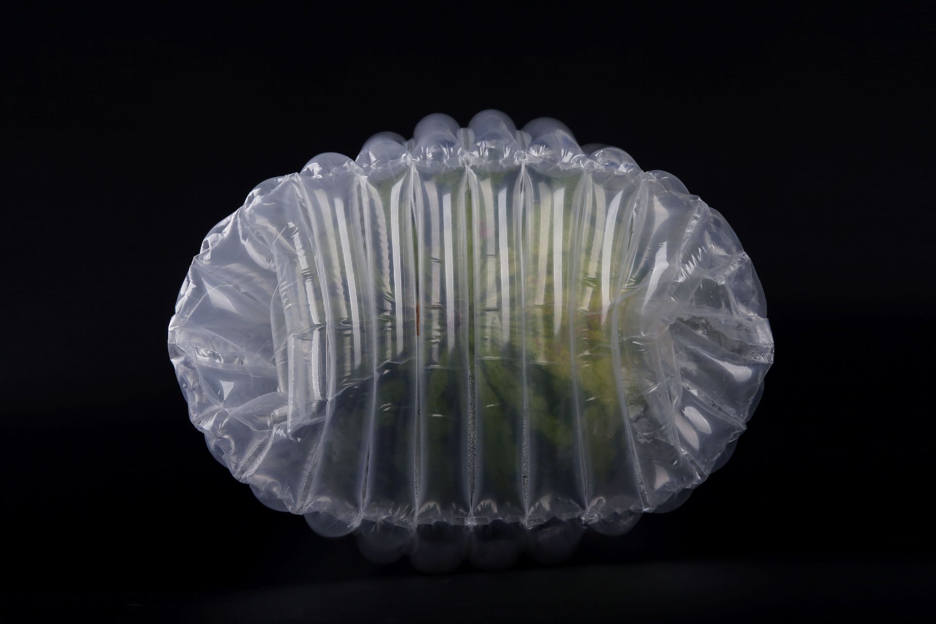 西瓜水果气柱袋哈密瓜气泡柱充气防震包装袋快递打包防摔气柱包装-阿