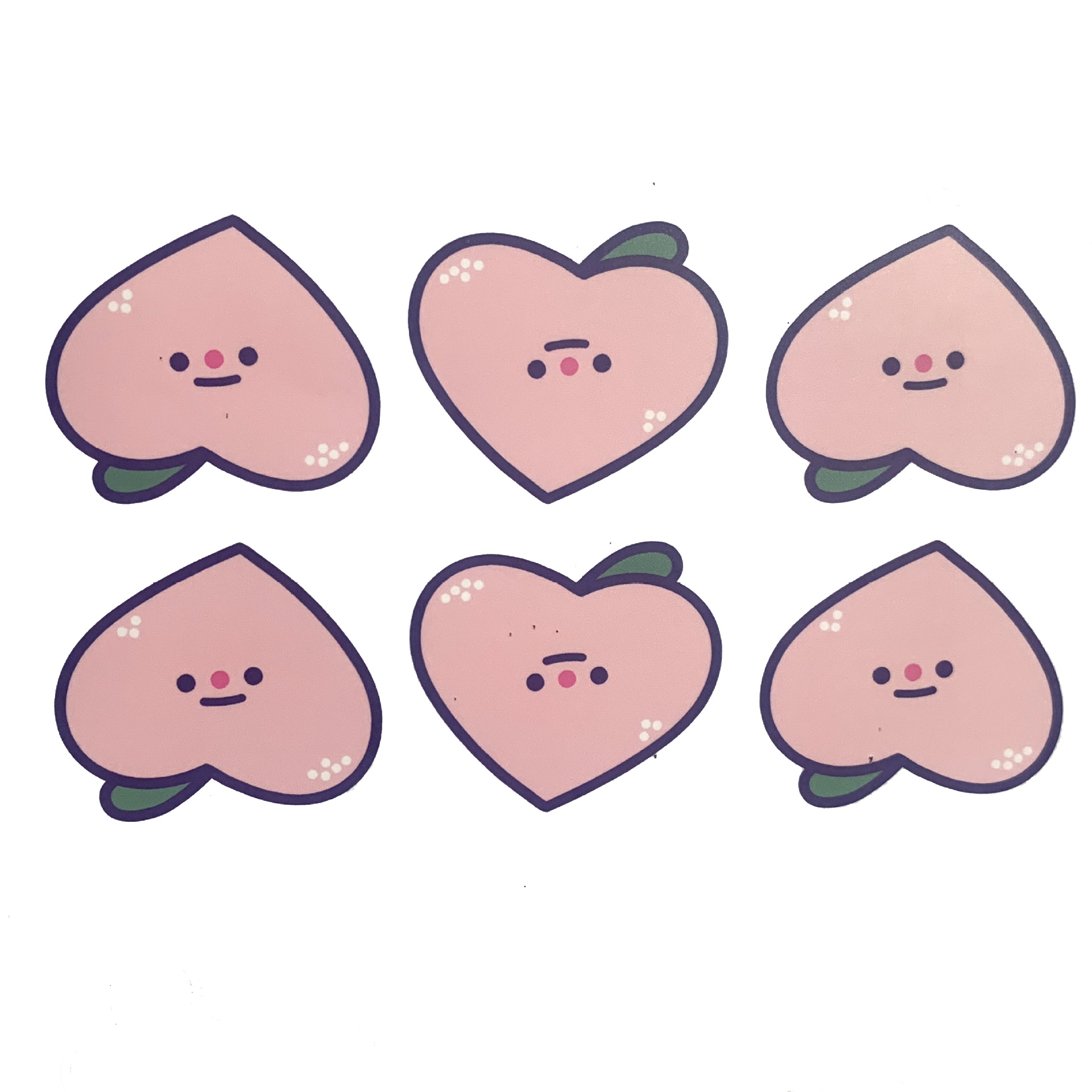 韩国ins风水蜜桃骨头饭团可爱少女心手机壳行李箱日记本装饰贴纸