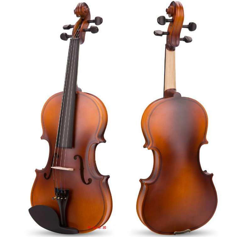 哑光小提琴练习夹板小提琴普及小提琴实木小提琴批发