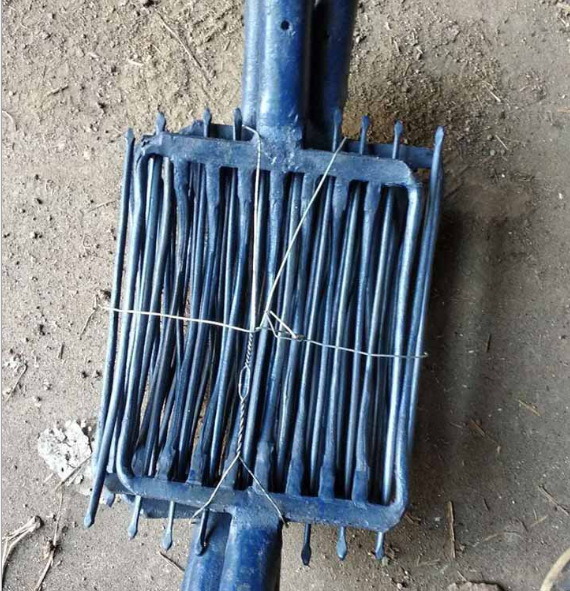 现货供应九齿钢叉铁路维护工具 硬度高九股钢叉一体成型多股钢叉