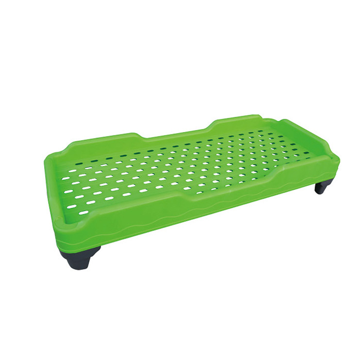 注塑幼儿床 学校午休床 儿童塑料床学校用 纯塑料一次成型塑料床