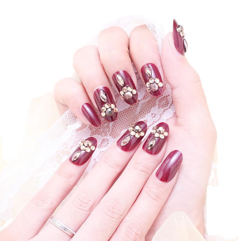 Manicure Nail Patch Finished Detachable Wearable Jewelry Nail Can Be Used Repeatedly Finished Nail Sticker Nail Piece