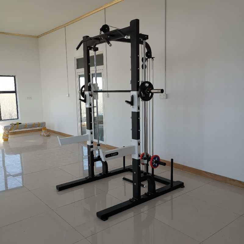 厂家直销多功能深蹲史密斯机高拉低拉引体向上平推上斜下斜推胸