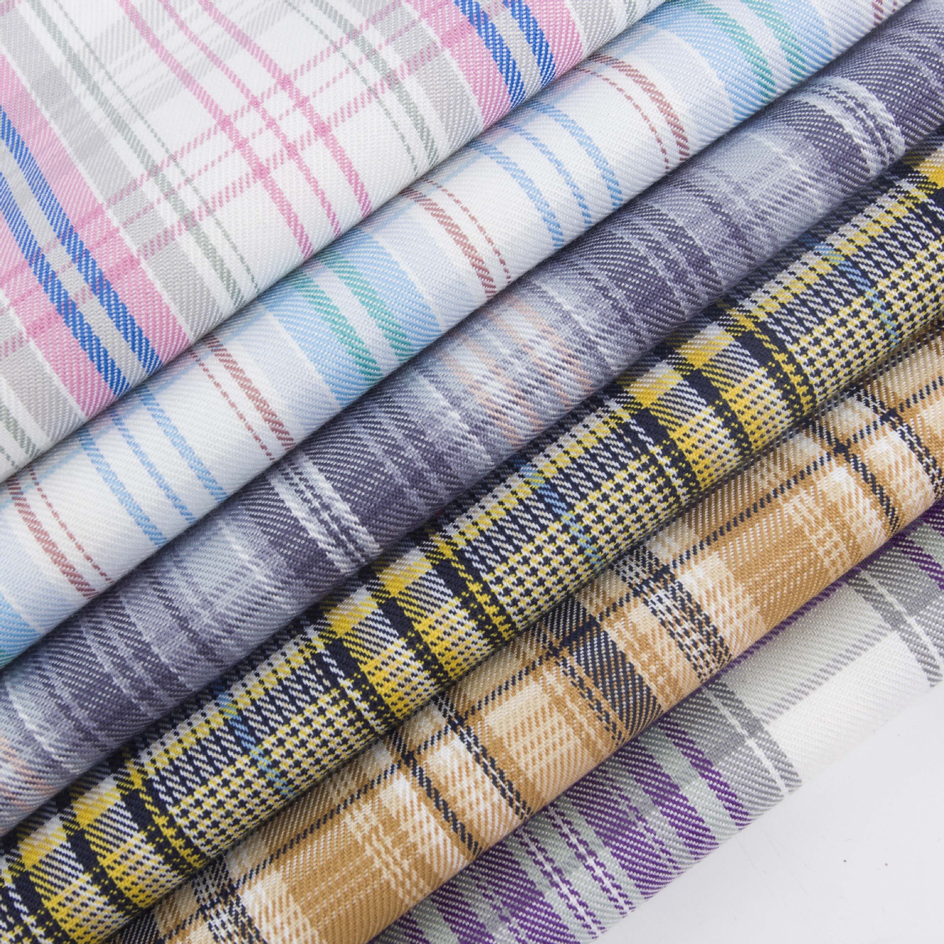 厂家直销 全涤jk格裙面料 日系校服百褶裙 成品现货格子布 可定制