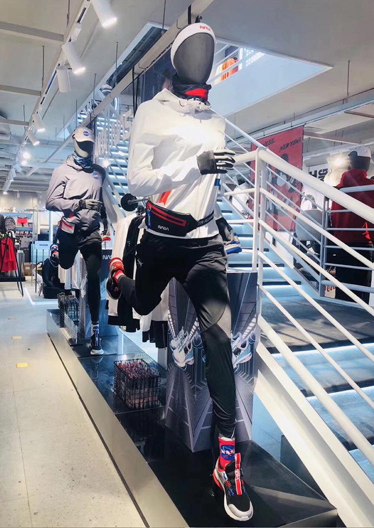 服装模特道具运动跑步男女全身陈列假人体模型橱窗展示架模特道具