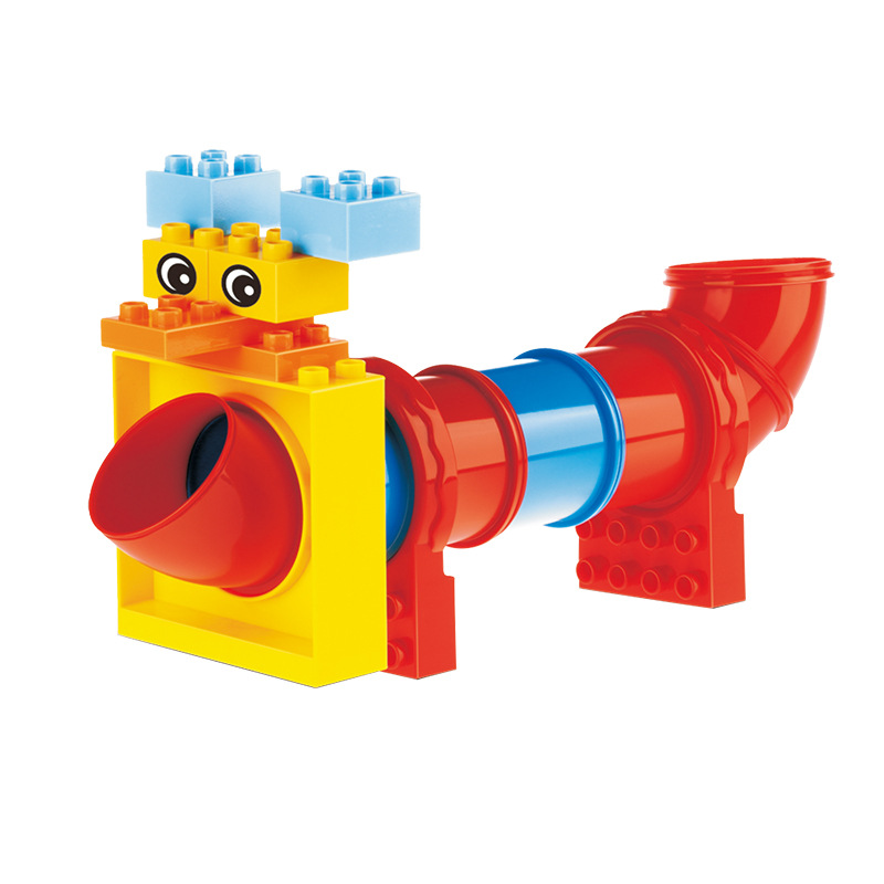 兼容乐高大颗粒9076管道套装kj012奇妙管道工程培训班教具国产