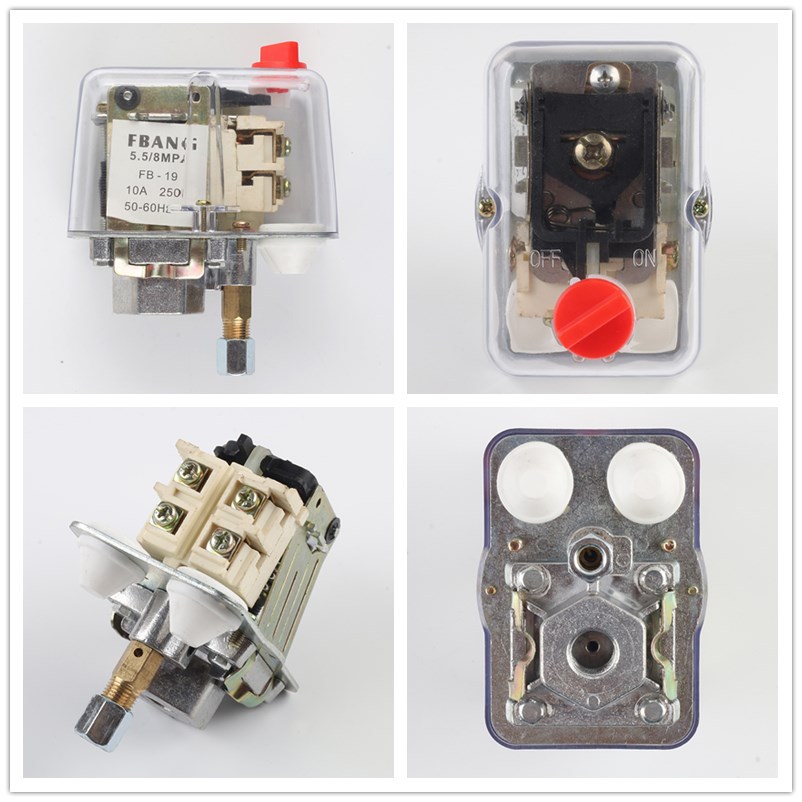 fbang 富邦压力开关空压机打气泵配件旋钮款自动压力控制器大弹簧