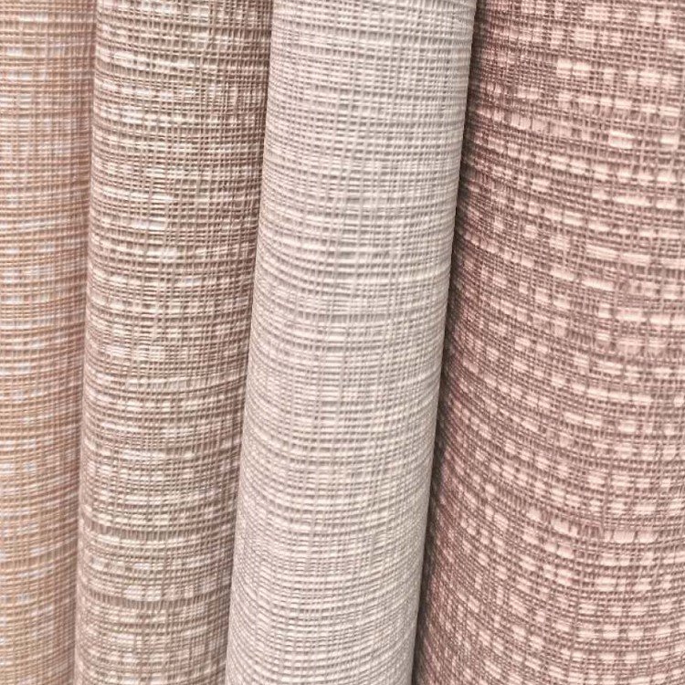 家居卧室客厅餐厅工程墙布酒店工程装饰壁布防水防火十字布基