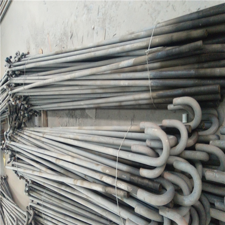 厂家直销地脚螺丝地脚丝伞把7字热镀锌地基专用板式地脚螺栓