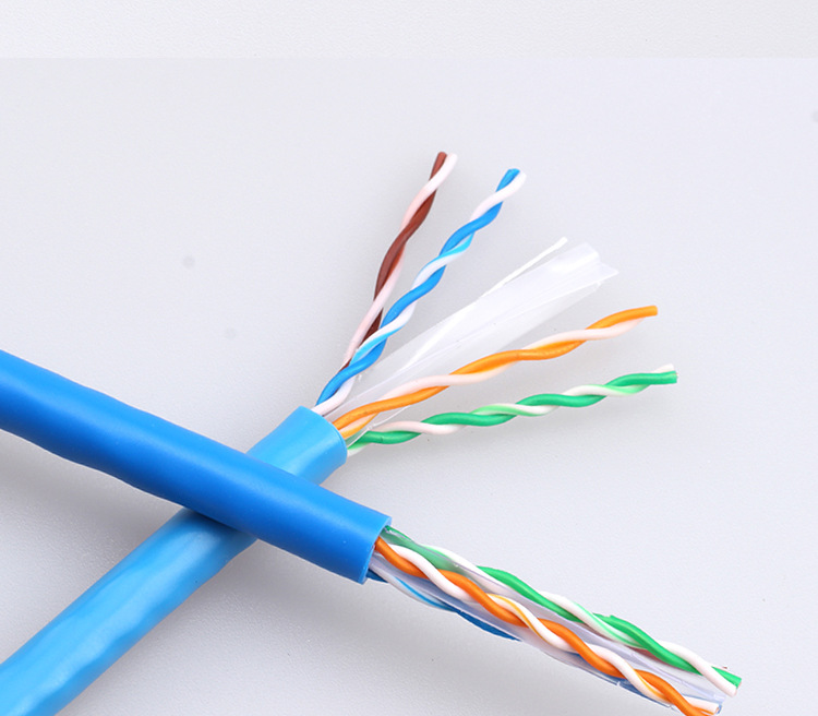 超六类过测试网线无氧铜千兆双绞线 超6类国标网络线300米足批发