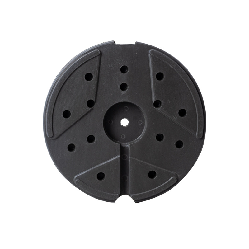 厂家可定制pe塑料配重块电器270*27 配重块落地灯落地扇配重块