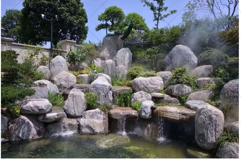 晚霞红景观大石头风景石自然石庭院村牌石家用园林户外村口刻字石