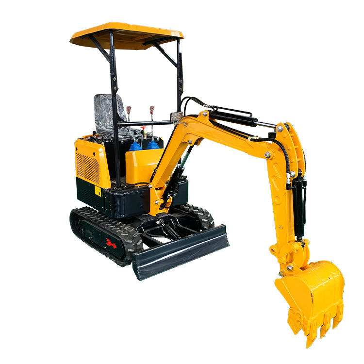 工程勾机小挖掘机家用挖掘机果园小钩机农用小型挖土机1吨2吨