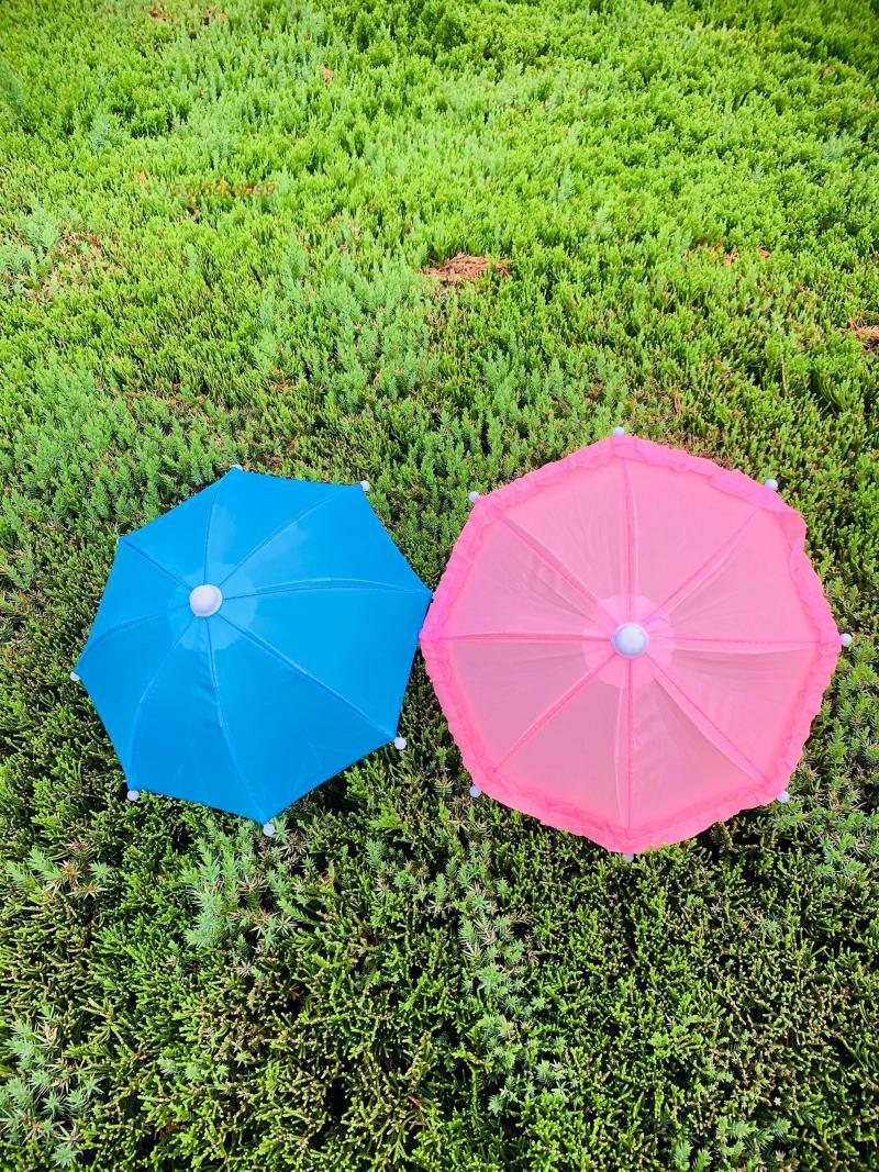 机车小伞玩具伞装饰超小雨伞摄影道具伞宝宝卡通小号伞纯色伞