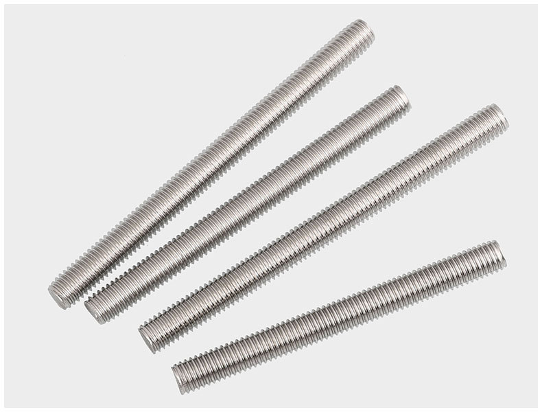 m4m16m20 304不锈钢丝杆全牙螺纹杆加长通丝螺杆牙条全螺纹牙棒