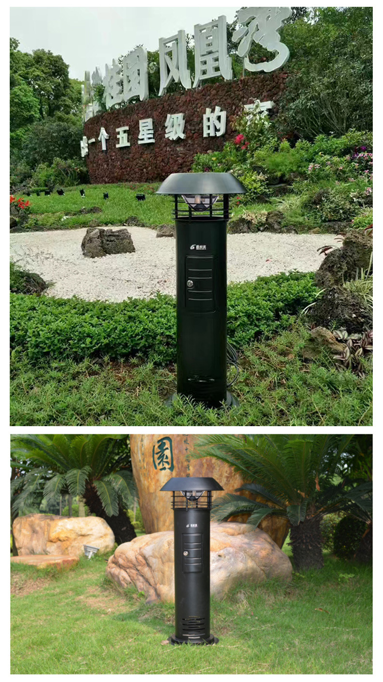 高科达户外灭蚊灯 防水室led外捕蚊器 花园别墅庭院灭蚊器h-x5